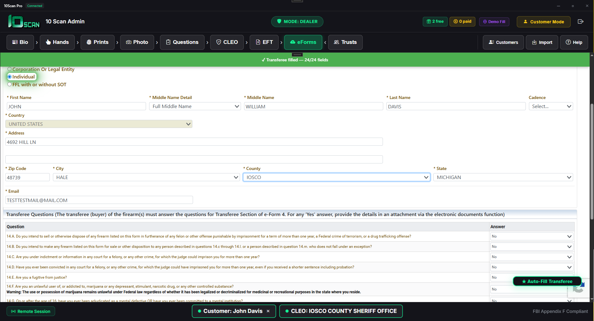 10Scan eForm AutoFill